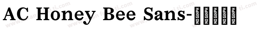 AC Honey Bee Sans字体转换
